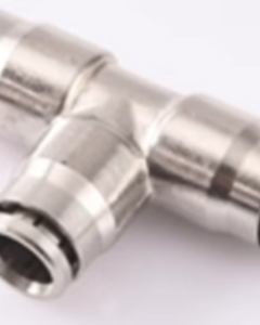 Reducing tee d12-9.52mm copper w/niekel